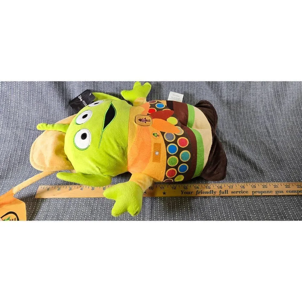 Disney Pixar Toy Story Up Alien Plush Stuffed Pillow Buddy - Super Soft Polyeste